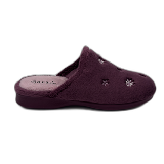 MUJER ZAPATILLAS DE ESTAR POR CASA MONTLIS (B. 7 MARGARITAS) MORA-MALVA