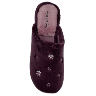 MUJER ZAPATILLAS DE ESTAR POR CASA MONTLIS (B. 7 MARGARITAS) MORA-MALVA