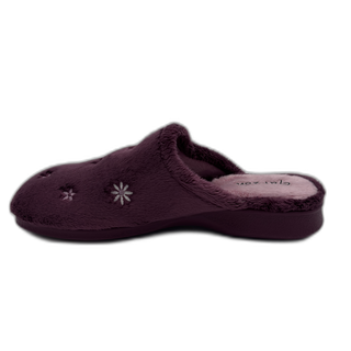 MUJER ZAPATILLAS DE ESTAR POR CASA MONTLIS (B. 7 MARGARITAS) MORA-MALVA