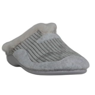 MUJER ZAPATILLAS DE ESTAR POR CASA FARM (ZCO.CHAPA-BANDA) TAUPE-ARENA