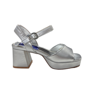 MUJER SANDALIA FIESTA ALLEGRA PLATA