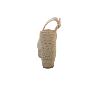 MUJER CUÑA DE ESPARTO GRETA BEIGE