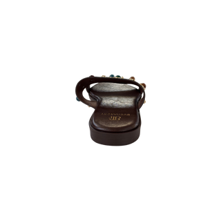 MUJER SANDALIA PLANA MARÉ COFFE