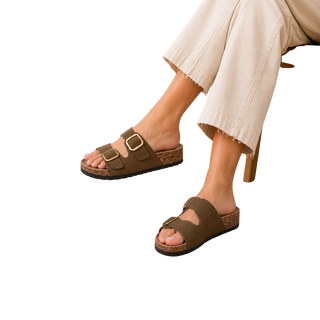 MUJER SANDALIA BIO KAIA VERDE