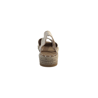 MUJER ESPARTO PLANA AMALFI PUNTERA BEIGE