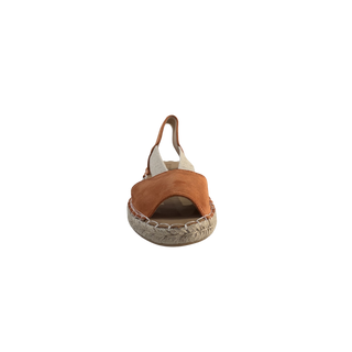 MUJER ESPARTO PLANA AMALFI PUNTERA NARANJA