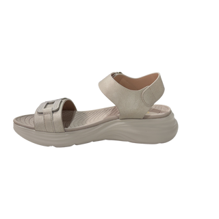 MUJER SANDALIA ESCLAVA BEIGE