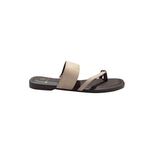 MUJER SANDALIA PLANA LUKY BEIGE