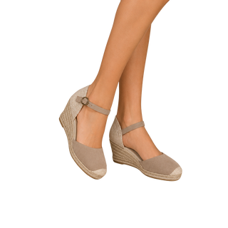 MUJER  ESPARTO CUÑA  MENCIA BEIGE