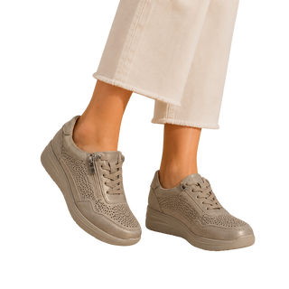 MUJER COMODO SOFIN ORO- BEIGE