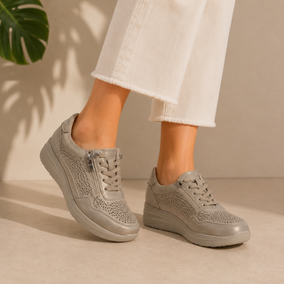 MUJER COMODO SOFIN ORO- BEIGE