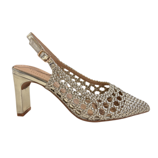 MUJER SSLM SALON MELI ORO-BEIGE