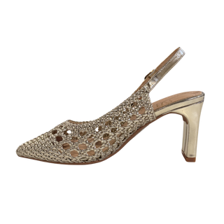 MUJER SSLM SALON MELI ORO-BEIGE