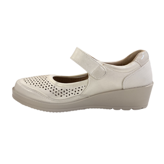 MUJER MANOLETINA COMODO COMFIRA BLANCO