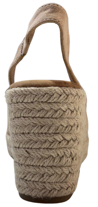 MUJER CUÑA DE ESPARTO MARIL BEIGE