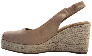 MUJER CUÑA DE ESPARTO MARIL BEIGE