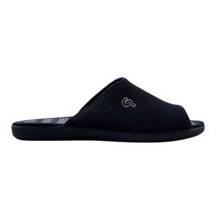 HOMBRE ZAPATILLAS DE ESTAR POR CASA LICRA TOPOS (B. LOGO PL. LUREA) MARI