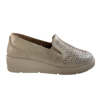MUJER MOCASIN COMODO COMFIRA PLATINO