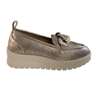 MUJER MOCASIN COMODO GLIDEA BRONCE