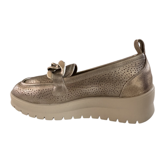 MUJER MOCASIN COMODO GLIDEA BRONCE