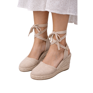 MUJER ESPARTO ONDARA BEIGE