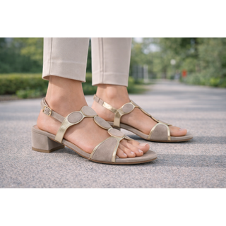MUJER SANDALIA MARIONA BEIGE