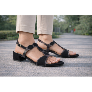 MUJER SANDALIA MARIONA NEGRO