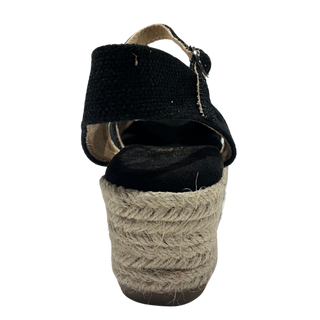 MUJER ESPARTO ALDARA NEGRO
