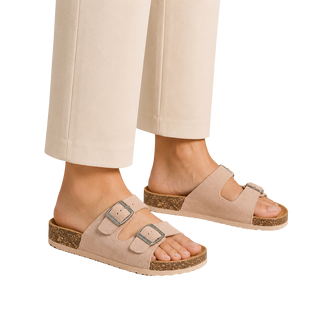 MUJER SANDALIA PLATAFORMA MAELA ROSA
