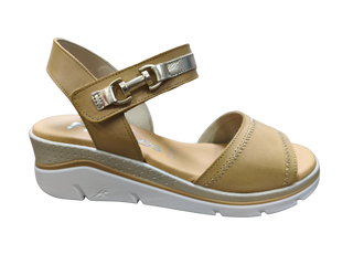 MUJER SANDALIA BOREAL ALFA LAMINADO CAMEL