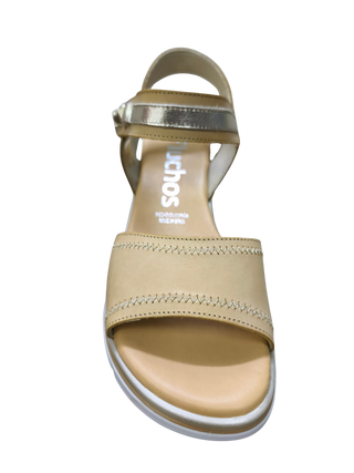 MUJER SANDALIA BOREAL ALFA LAMINADO CAMEL