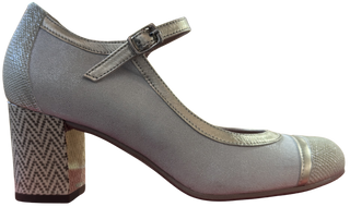 MUJER ZAPATO DE SALON BELARIA PLATINO