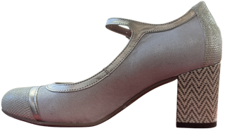 MUJER ZAPATO DE SALON BELARIA PLATINO