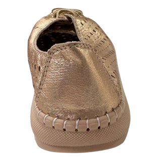 MUJER ZAPATO COMODO ALIVIA ORO