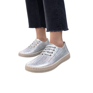 MUJER ZAPATO COMODO ALIVIA PLATA