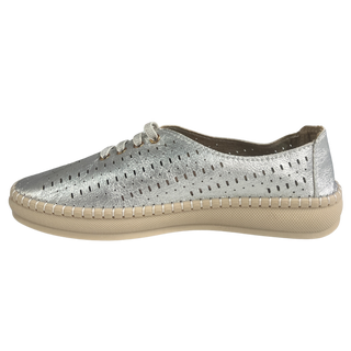 MUJER ZAPATO COMODO ALIVIA PLATA