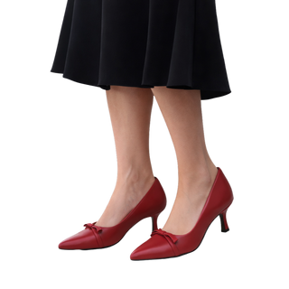 MUJER ZAPATO DE SALON CALMORA ROJO