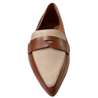MUJER MOCASIN VITARIA CAMEL/BEIGE