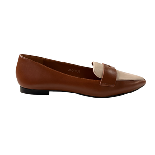 MUJER MOCASIN VITARIA CAMEL/BEIGE