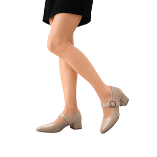 MUJER ZAPATO DE SALON EBALO BEIGE