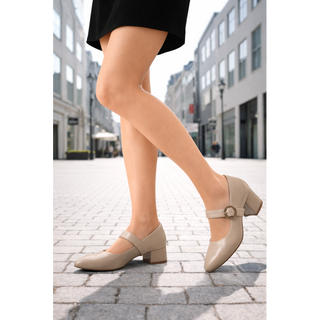 MUJER ZAPATO DE SALON EBALO BEIGE