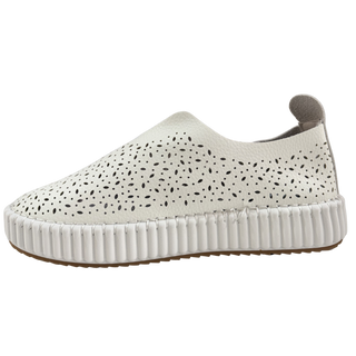 MUJER ZAPATO COMODO PLATAFORMA BLANCO ISA