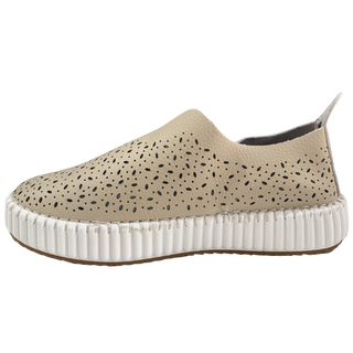 MUJER ZAPATO COMODO PLATAFORMA BEIGE ISA