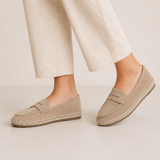 MUJER MOCASIN BEIGE