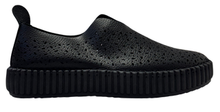 MUJER ZAPATO COMODO PLATAFORMA NEGRO ISA