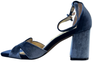 MUJER SANDALIA TACON AZUL
