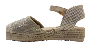 NIÑO ESPARTOS NIÑA TEXTIL ORO