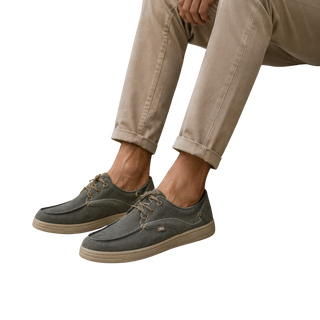 HOMBRE CASUAL ZAPATO TEXTIL KAKI 145728