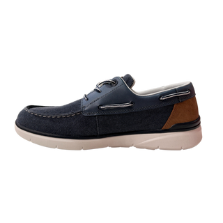 HOMBRE CASUAL ZAPATO CRO TEXTIL NAVY