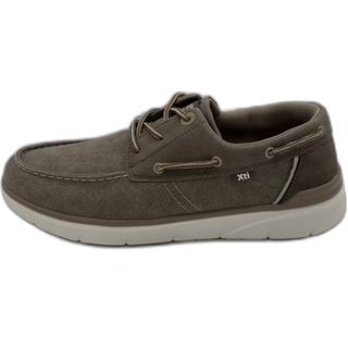 HOMBRE CASUAL ZAPATO CRO TEXTIL TAUPE